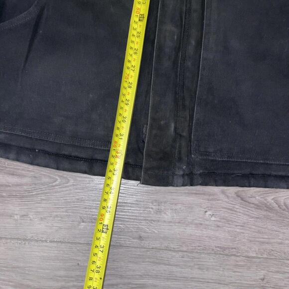 Carhartt Jacket Back Quilted Lined Black Chore Coat XXL 50 Heavy Insulate - Picture 5 of 9